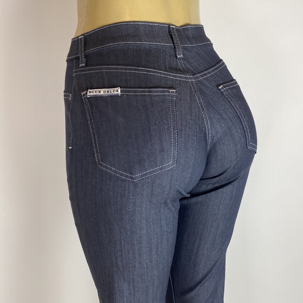 Blue Delta Jeans Pants Anna Katharina Skinny Fit womens